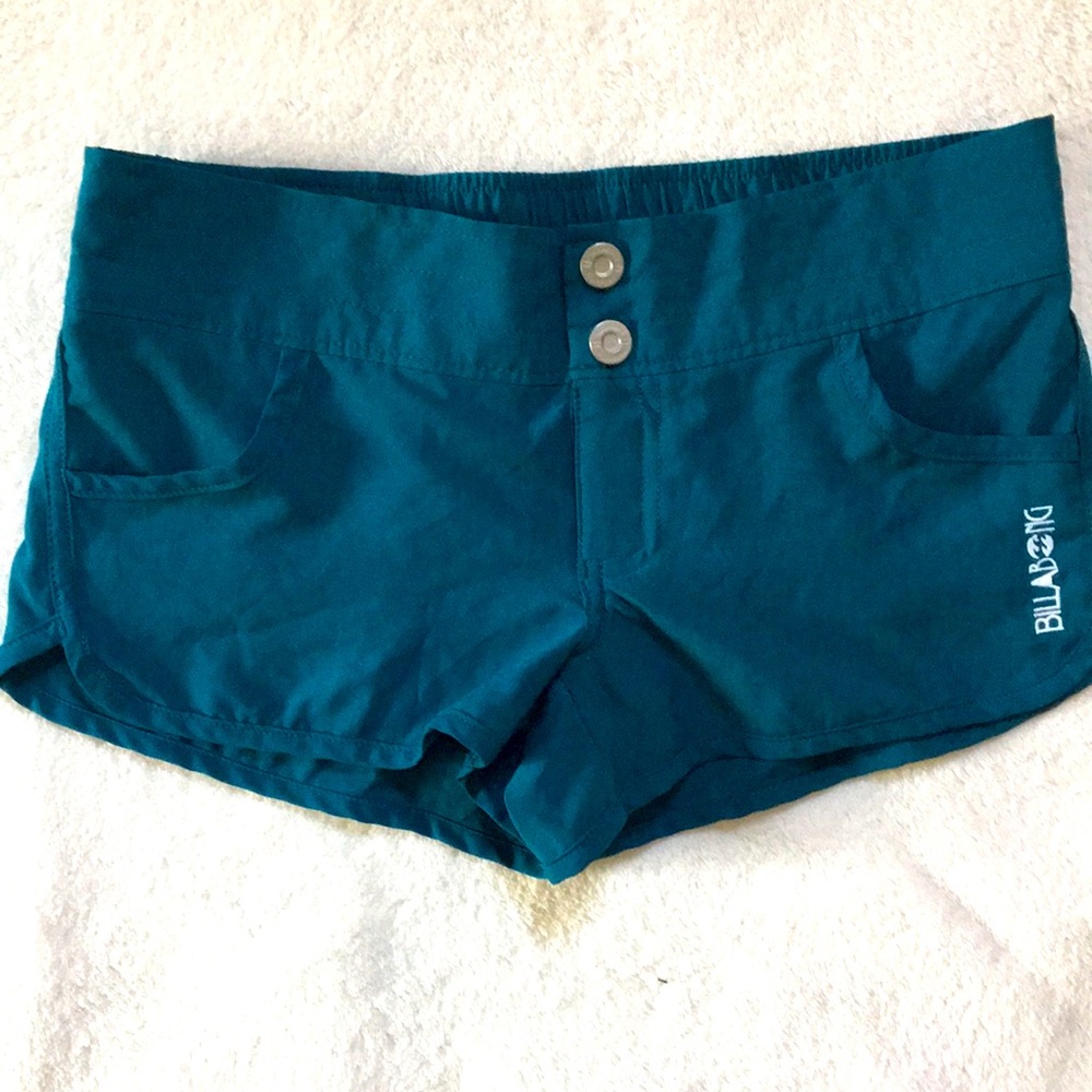 Billabong Teal Swim Coverup Shorts